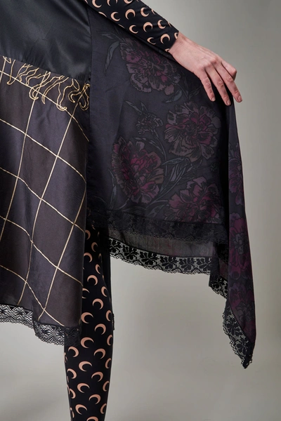 Shop Marine Serre Regenerated Silk Scarves Nuisette Dress