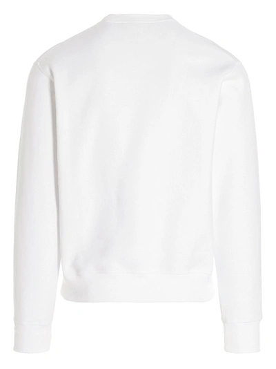 Shop Dsquared2 'icon R/n' Sweatshirt In White