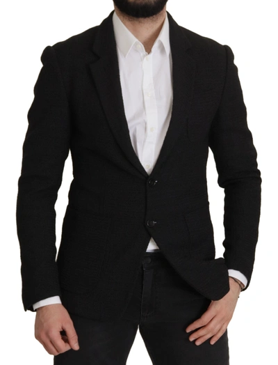 Shop Dolce & Gabbana Black Single Breasted Coat Men Men's Blazer