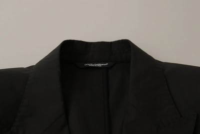 Shop Dolce & Gabbana Black Single Breasted Taormina Breasted Men's Blazer