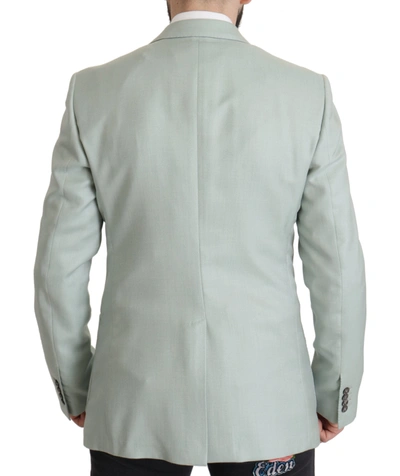 Shop Dolce & Gabbana Green Cashmere Men's Blazer Men's Jacket