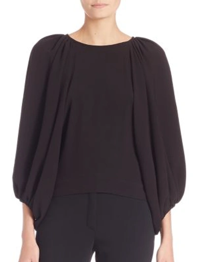 Escada Dolman Sleeve Blouse In Black