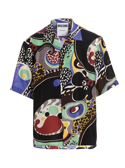 Shop Moschino 'psychedelic' Shirt