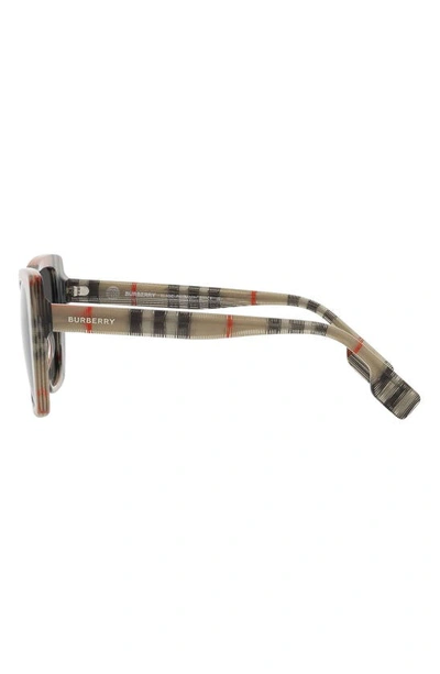 Burberry Woman Sunglass Be4393 Meryl In Rubber Gunmetal