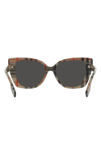 Burberry Woman Sunglass Be4393 Meryl In Rubber Gunmetal