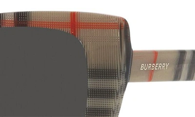 Burberry Woman Sunglass Be4393 Meryl In Rubber Gunmetal