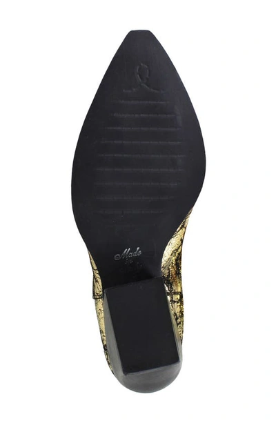 Zigi Valezka Knee High Boot In Gold