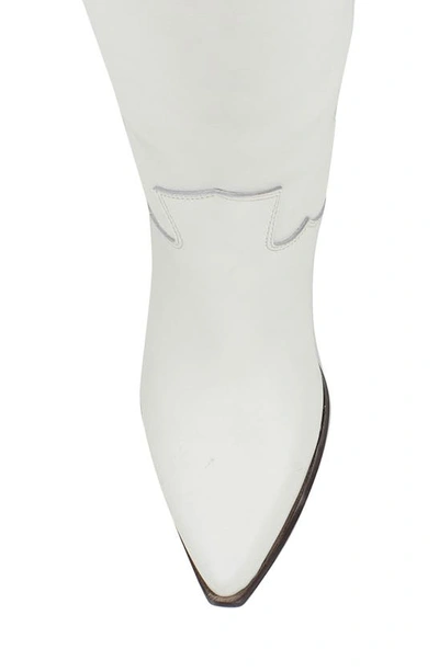 Zigi Valezka Knee High Boot In Bone Leather