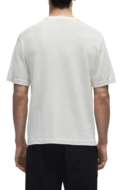 Shop Rag & Bone Nolan Crewneck Cotton Blend T-shirt In Ltdove