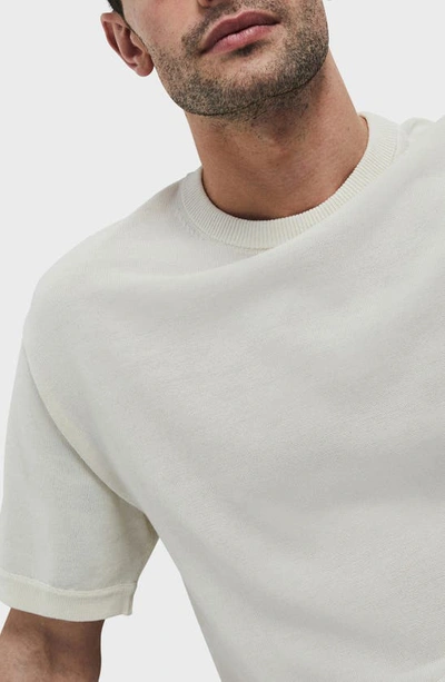 Shop Rag & Bone Nolan Crewneck Cotton Blend T-shirt In Ltdove