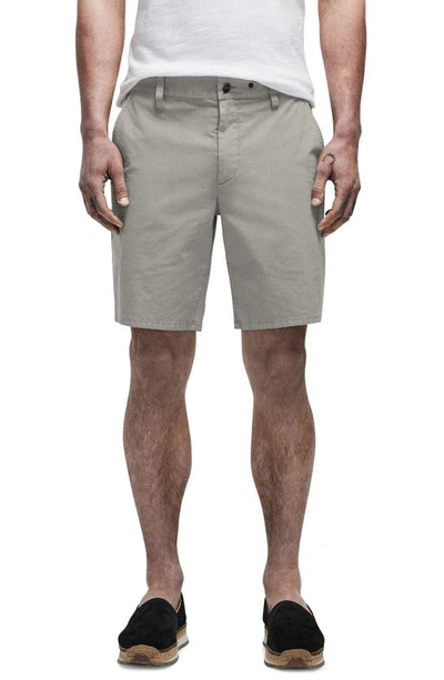 Rag & Bone Perry Stretch Twill Shorts In Grey