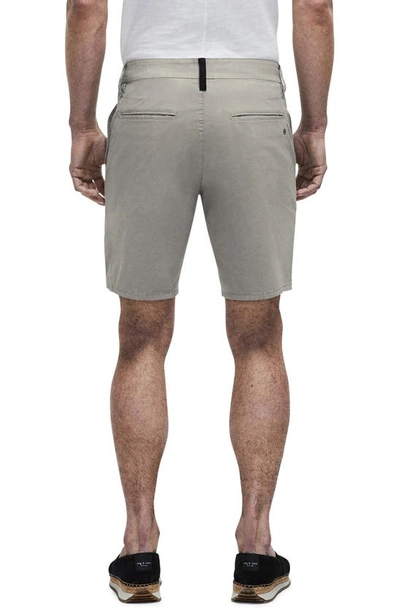 Rag & Bone Perry Stretch Twill Shorts In Grey