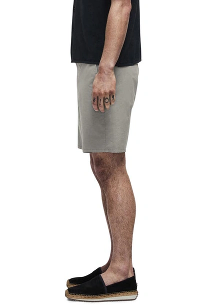 Rag & Bone Perry Stretch Twill Shorts In Grey
