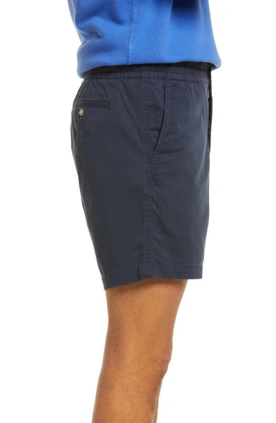 Shop Polo Ralph Lauren Prepster Stretch Cotton Shorts In Nautical Ink