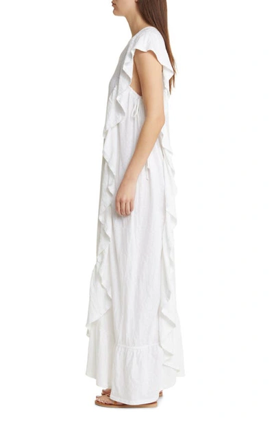 Shop Free People Free-est Elisa One-shoulder Maxi Dress In Ivory