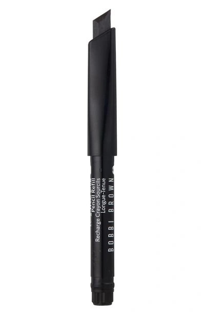 Shop Bobbi Brown Perfectly Defined Long-wear Brow Pencil In Soft Black Refill
