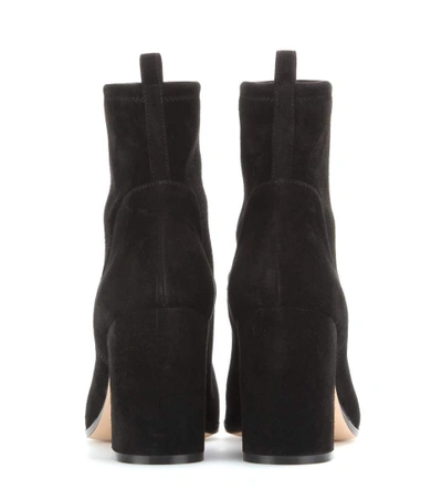 Shop Gianvito Rossi Suede Ankle Boots