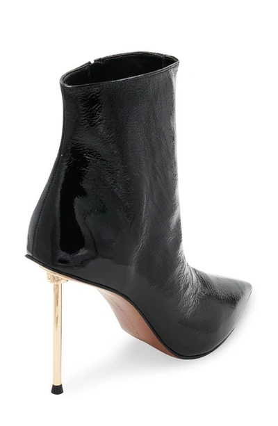 Bcbgmaxazria Katina Pointy Toe Patent Bootie In Black Patent