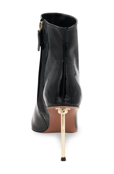 Bcbgmaxazria Katina Pointy Toe Patent Bootie In Black Patent