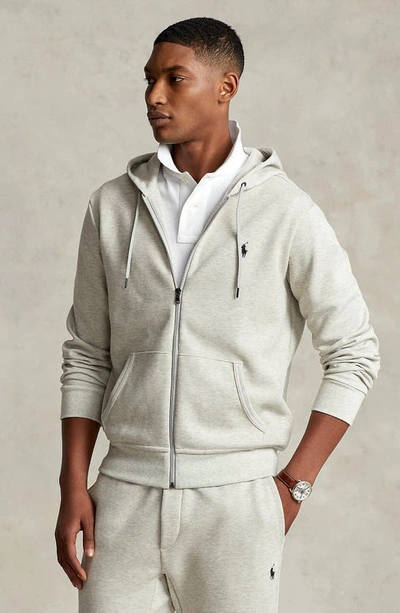 Polo Ralph Lauren Classic Fleece Hoodie In Grey