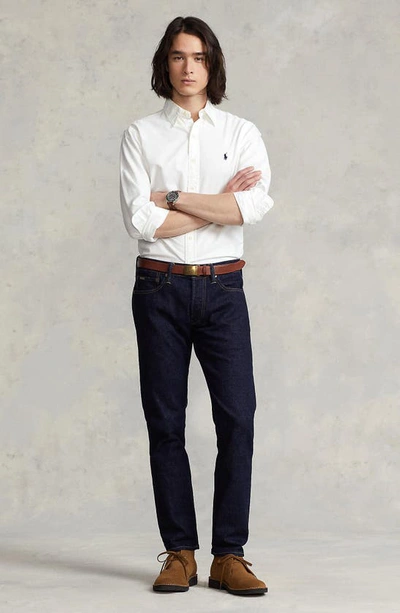 Polo Ralph Lauren Classic Pony Logo Oxford Shirt In White