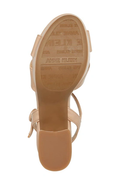 Shop Anne Klein Peltz Platform Sandal In Nude