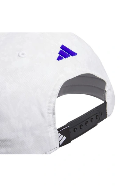 Shop Adidas Golf Tour 3-stripes Golf Hat In White/ Grey One