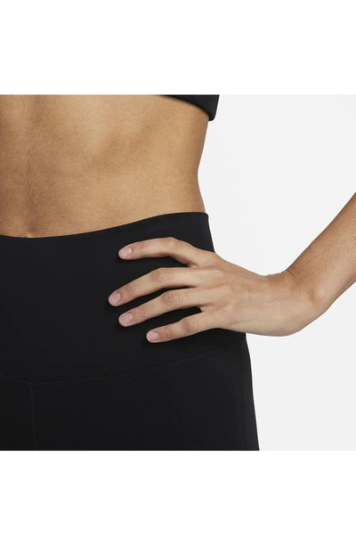 Shop Nike Yoga Dri-fit Luxe Pants In Black/ Multi Color