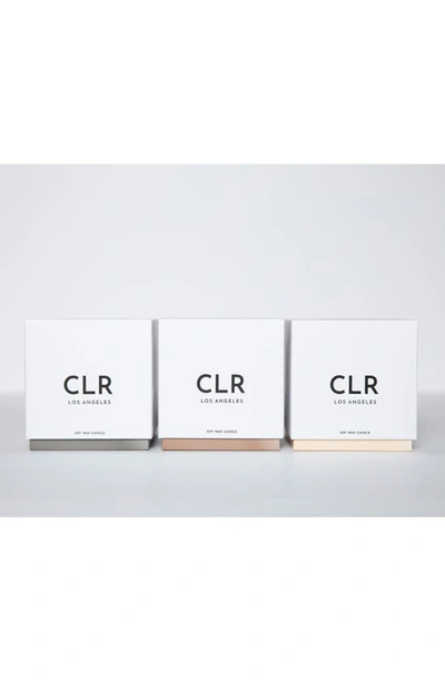 Clr Beige Soy Wax Candle In Beige