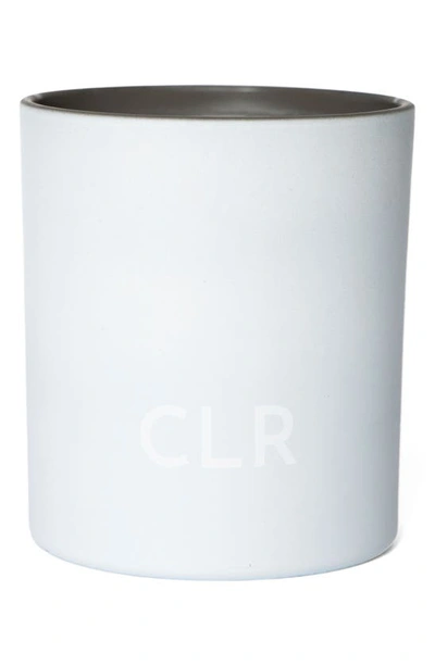 Clr Grey Soy Wax Candle In Grey