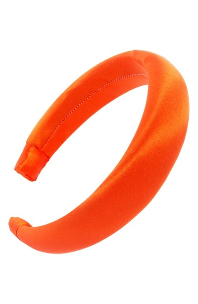 Shop L Erickson Padded Headband In Mandarin