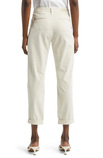 Shop Ag Caden Crop Twill Trousers In Dried Spring
