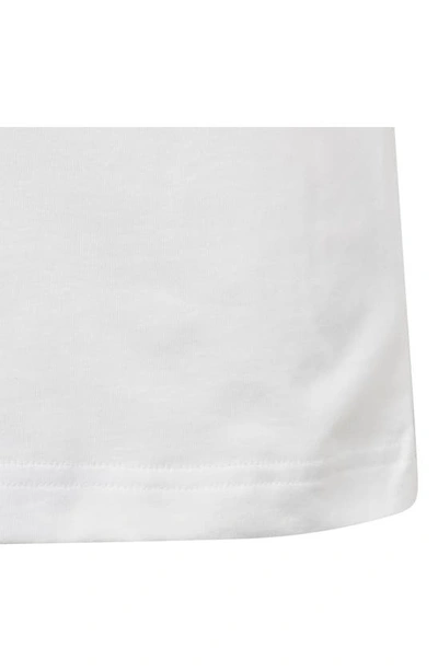 Shop Adidas Originals Kids' Trefoil Logo Cotton Graphic Tee In White