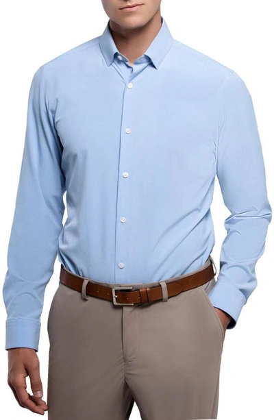 Shop State Of Matter The Phoenix Woven Dress Shirt In Light Blue