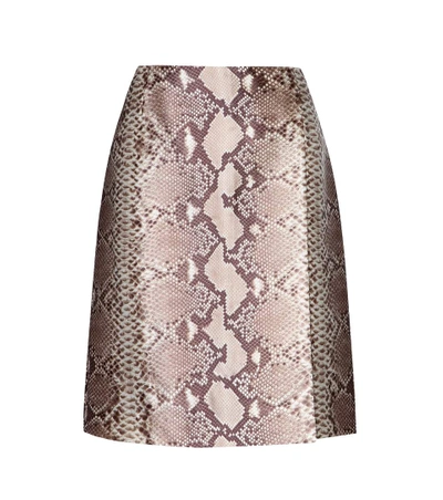 Shop Tory Burch Printed Silk Skirt