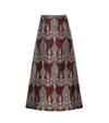ALESSANDRA RICH Printed silk-blend skirt