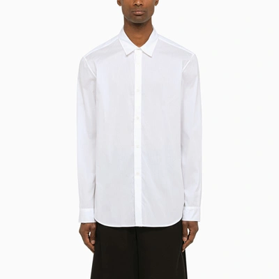 Shop Ann Demeulemeester | White Thin-striped Shirt