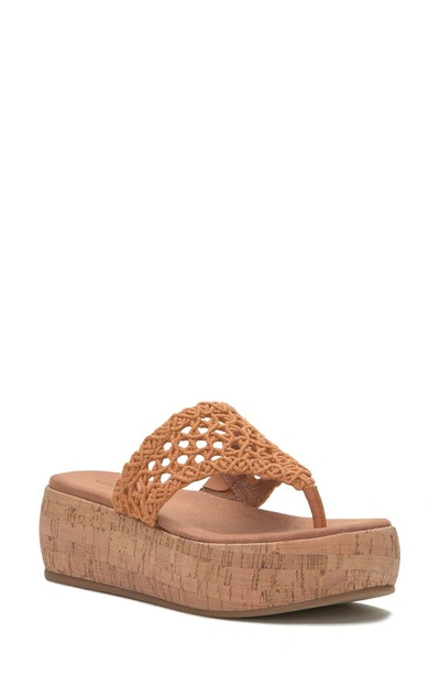 Shop Lucky Brand Jaslene Platform Wedge Sandal In Sunflower