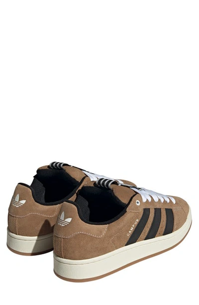 Shop Adidas Originals Campus 00s Sneaker In Brown/ Core Black/ Off White