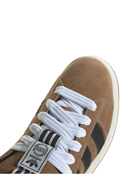 Shop Adidas Originals Campus 00s Sneaker In Brown/ Core Black/ Off White