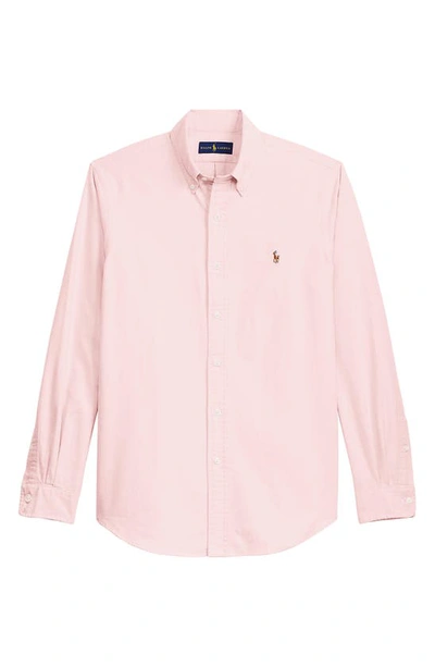 Polo Ralph Lauren Classic Oxford Button-down Sport Shirt In Pink