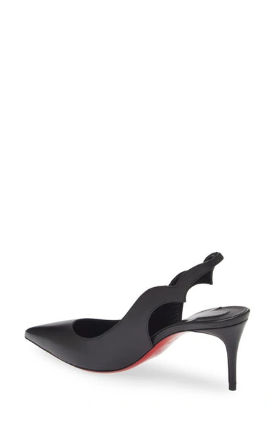 Shop Christian Louboutin Hot Chick Pointed Toe Slingback Pump In Black
