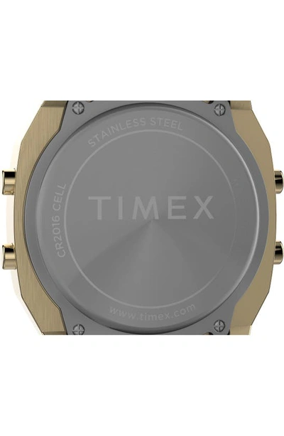 Timex ® T80 Digital Chronograph Resin Strap Watch, 36.5mm In Pink