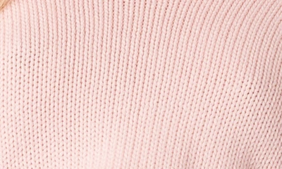 Edikted Staycation Crop Sweater In Light-pink