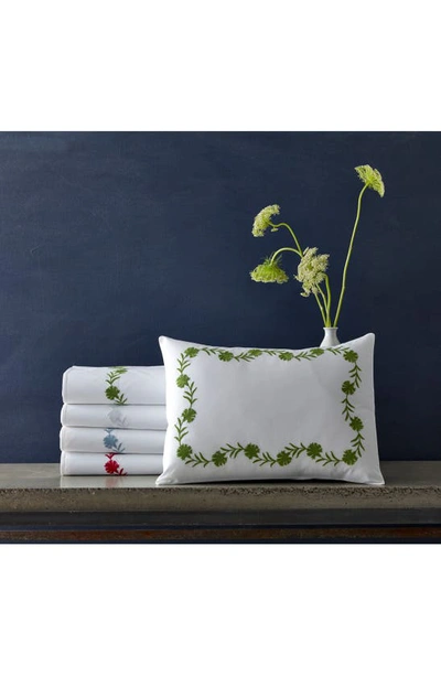 Matouk Daphne Floral Embroidered Count Sham In Dune