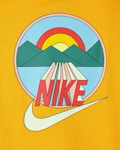 Shop Nike Sunset T-shirt Sundial In Orange