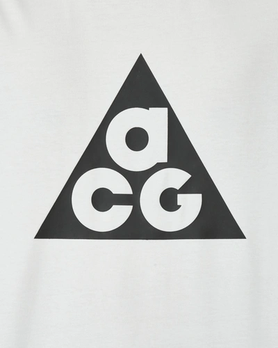 Shop Nike Acg Logo T-shirt Summit In White