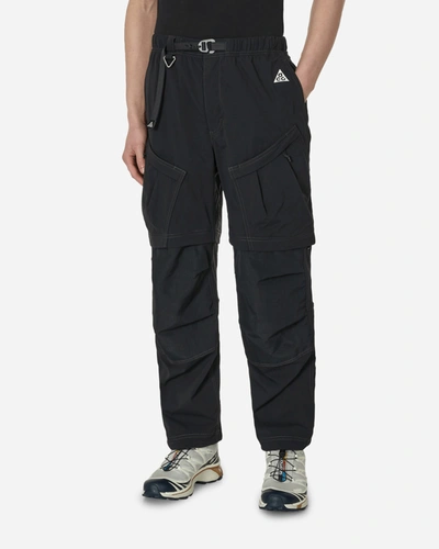 Shop Nike Acg Smith Summit Cargo Pants Black / Summit White In Multicolor