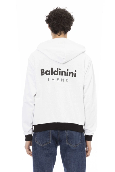 Shop Baldinini Trend White Cotton Men's Sweater