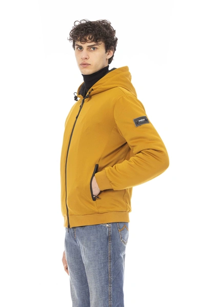 Shop Baldinini Trend Yellow Polyester Men's Jacket